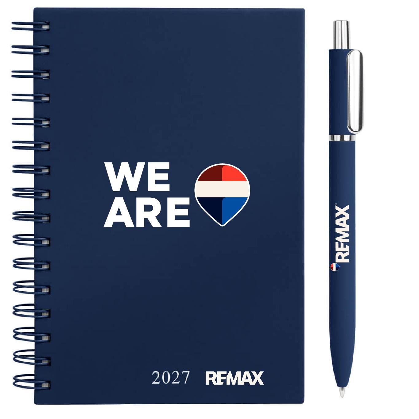 Agenda diaria 2027 Azul