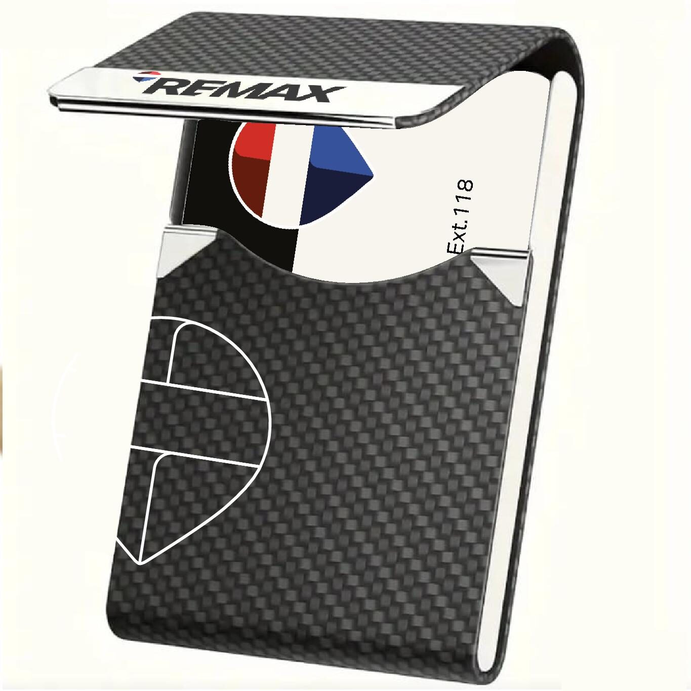 Tarjetero Negro Carbón