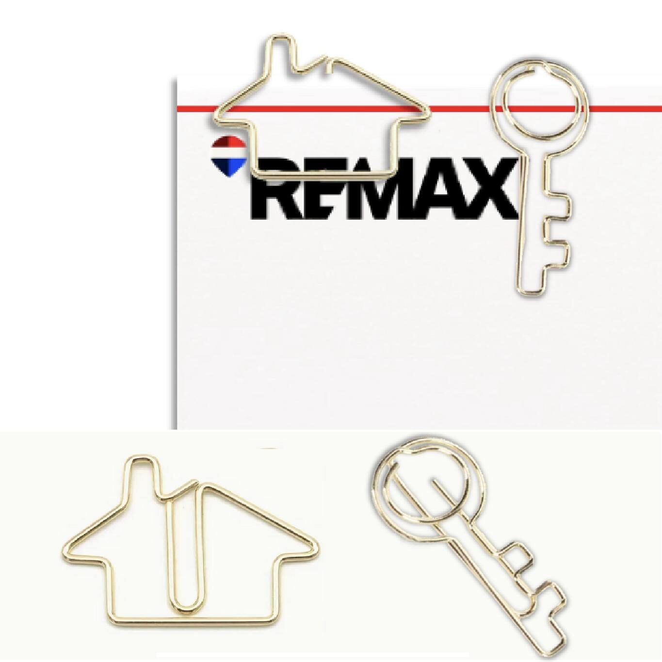 Paquete Clips casita y llave