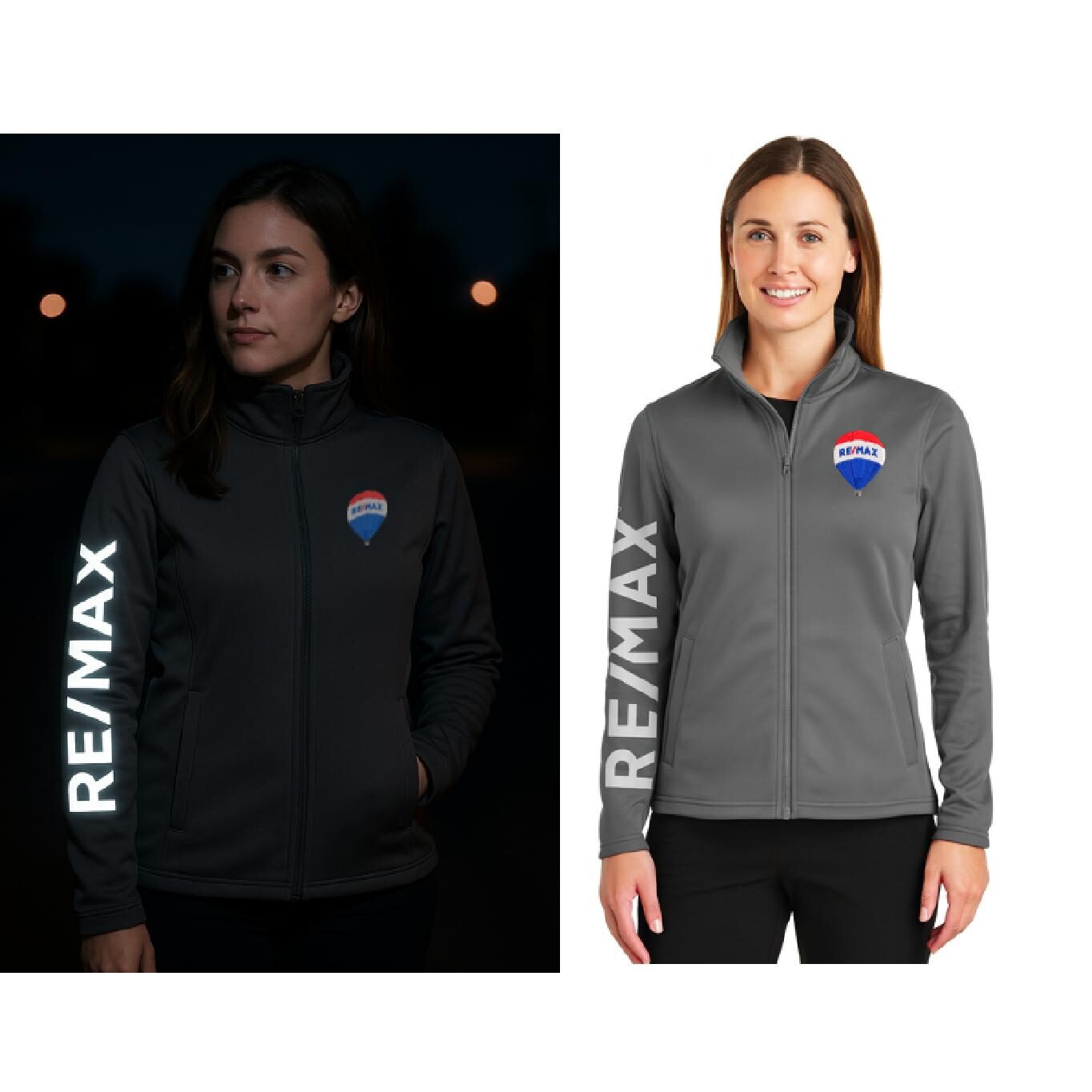 Chamarra Mujer logo reflejante