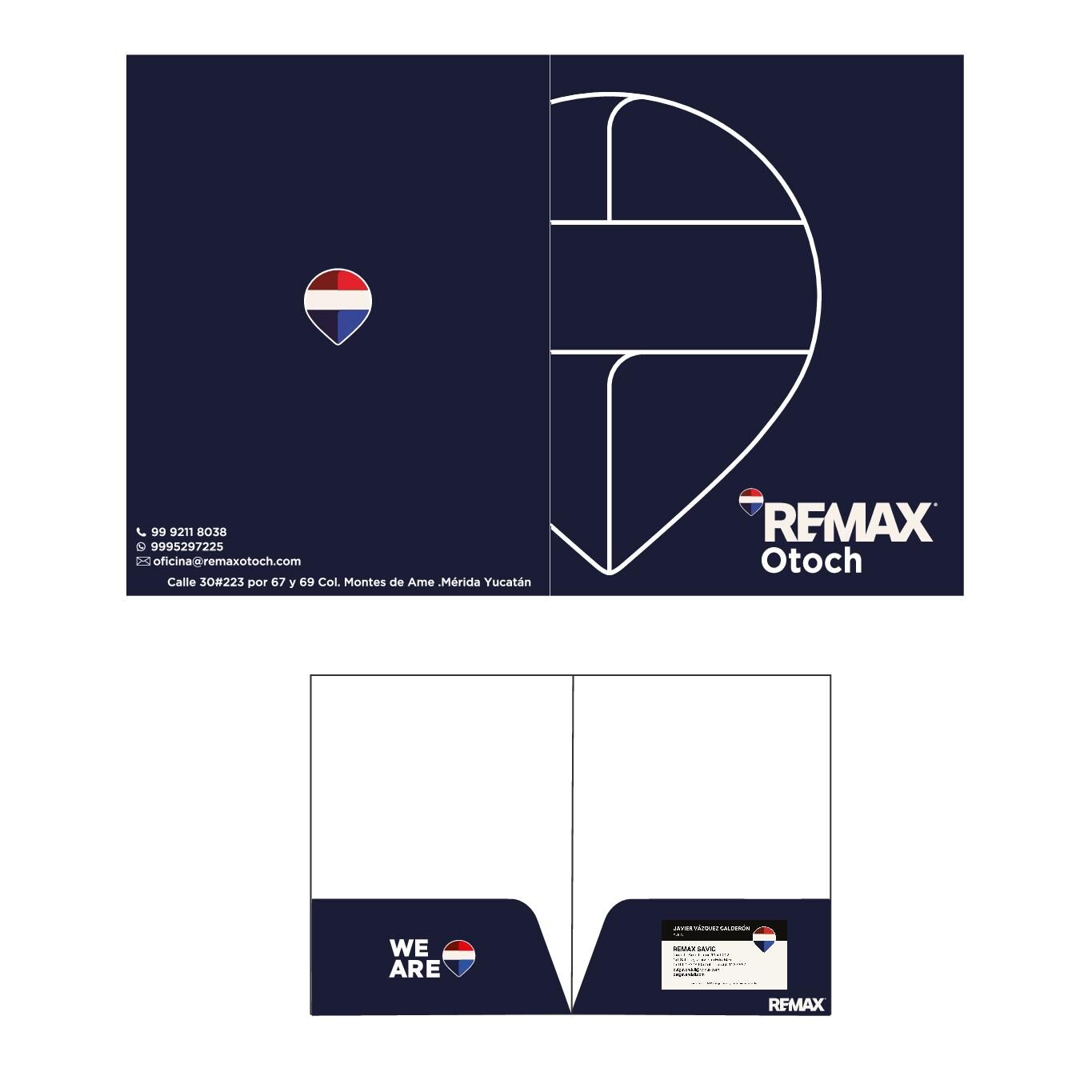 Paquete 100 Folders personalizados