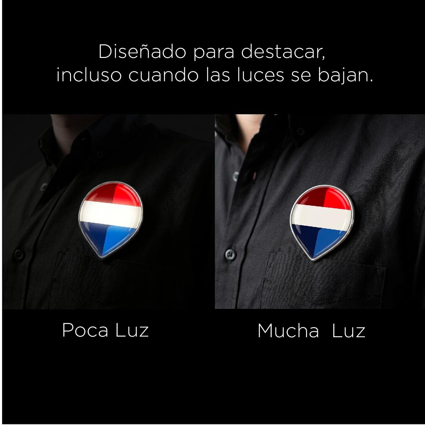 Pin Globo Reflejante con imán